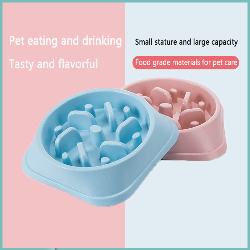 Slow Feed Dog Bowl - Prevent Choking & Bloating