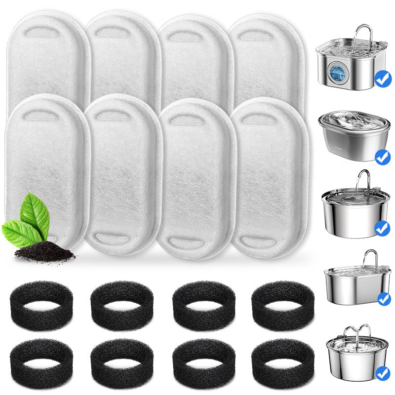 Fountain Replacement Filters - Triple Filtration System