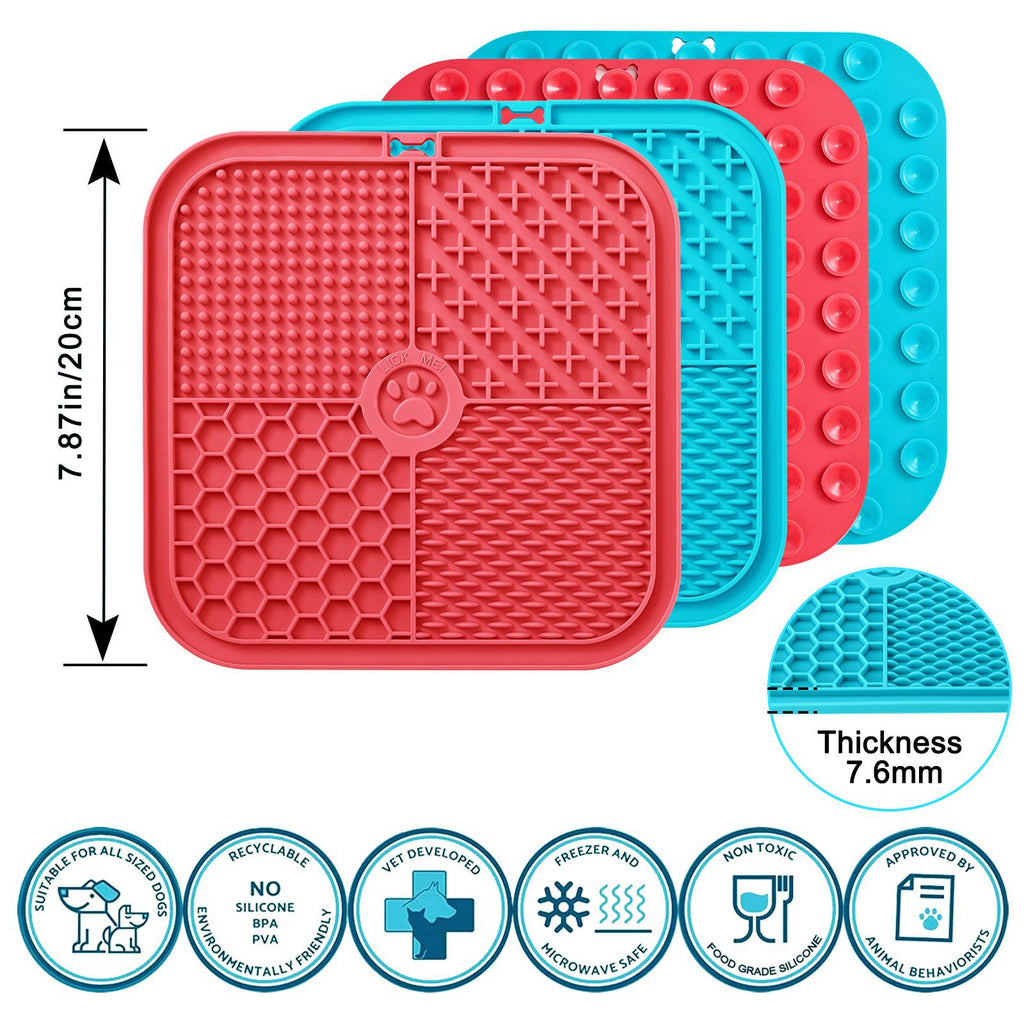 Suction Lick Mat for Dogs - Anxiety Relief & Slow Feeding