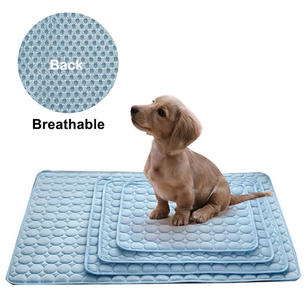 Breathable Pet Cooling Mat - Summer Cooling Pad for Dogs & Cats