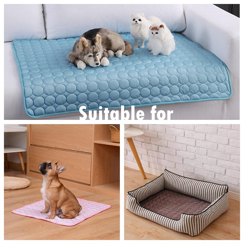 Breathable Pet Cooling Mat - Summer Cooling Pad for Dogs & Cats