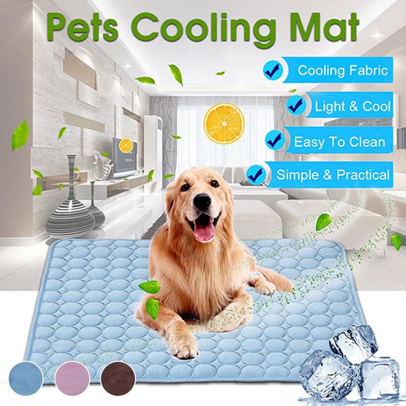 Breathable Pet Cooling Mat - Summer Cooling Pad for Dogs & Cats