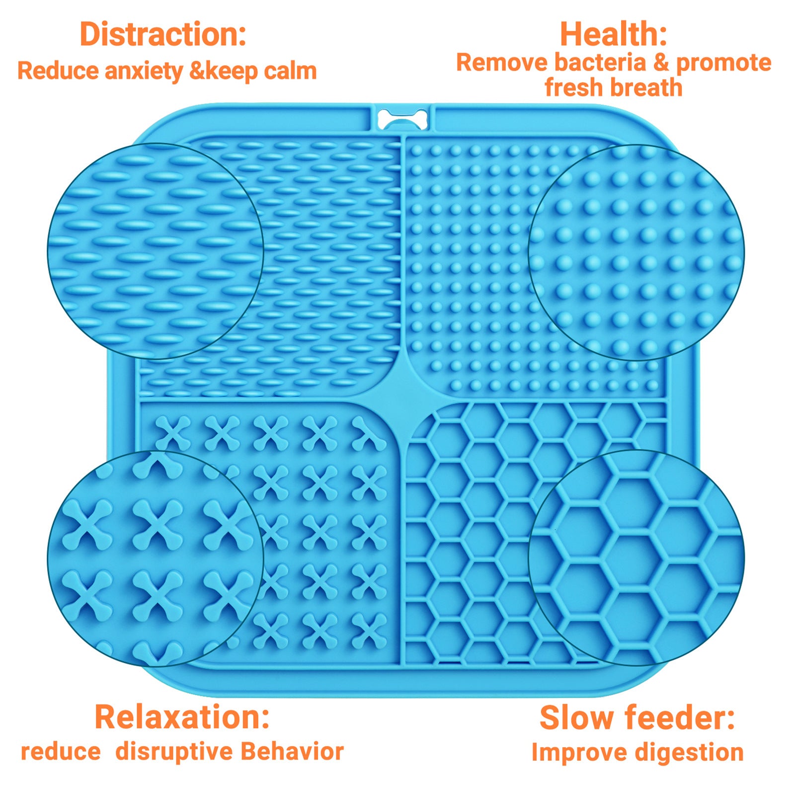 Suction Lick Mat for Dogs - Anxiety Relief & Slow Feeding