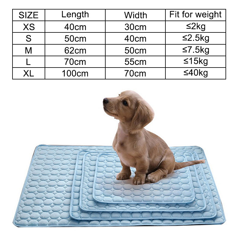 Breathable Pet Cooling Mat - Summer Cooling Pad for Dogs & Cats
