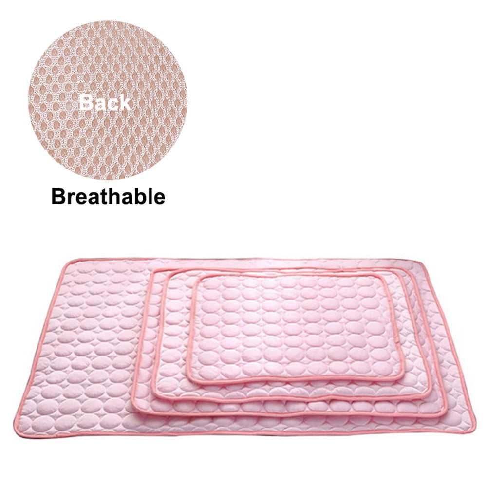Breathable Pet Cooling Mat - Summer Cooling Pad for Dogs & Cats