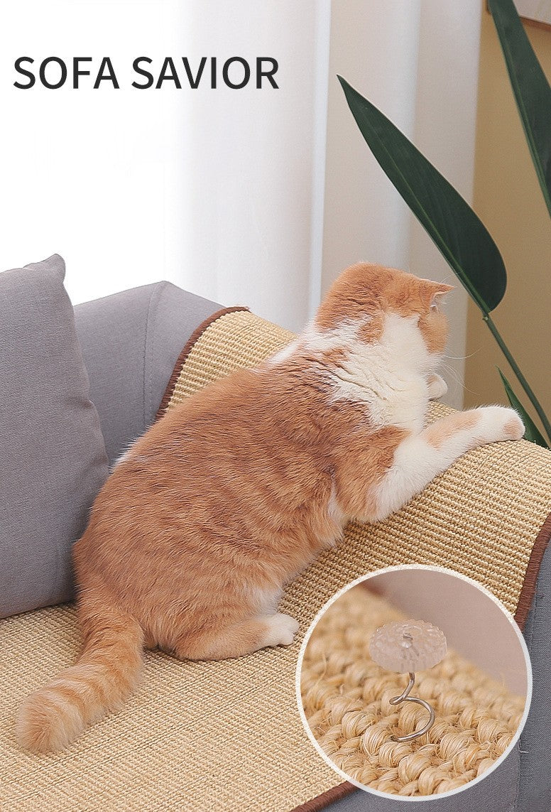 Multi-Size Sisal Scratching Pad - Save Your Furniture