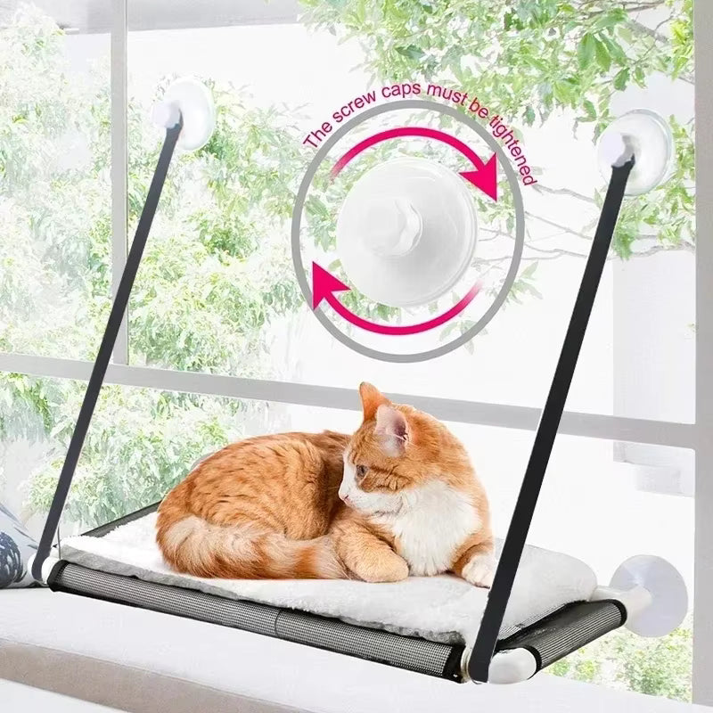 Window Cat Hammock - Suction Cup Hanging Bed