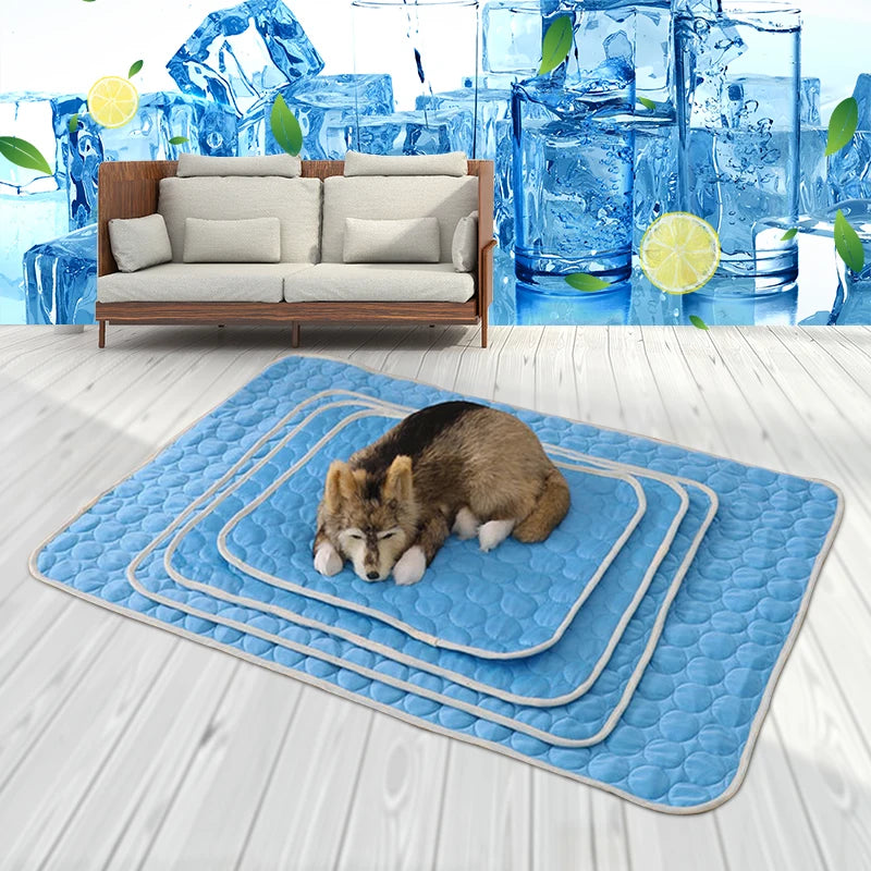 Breathable Pet Cooling Mat - Summer Cooling Pad for Dogs & Cats