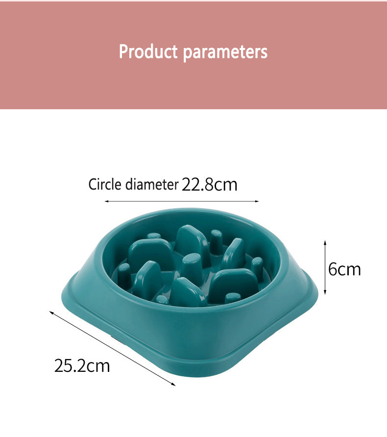 Slow Feed Dog Bowl - Prevent Choking & Bloating