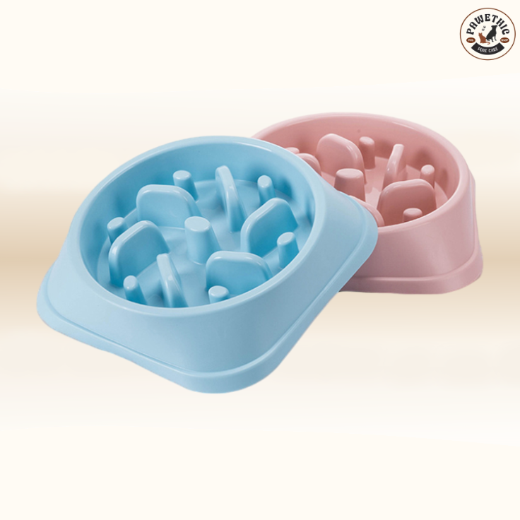 Slow Feed Dog Bowl - Prevent Choking & Bloating