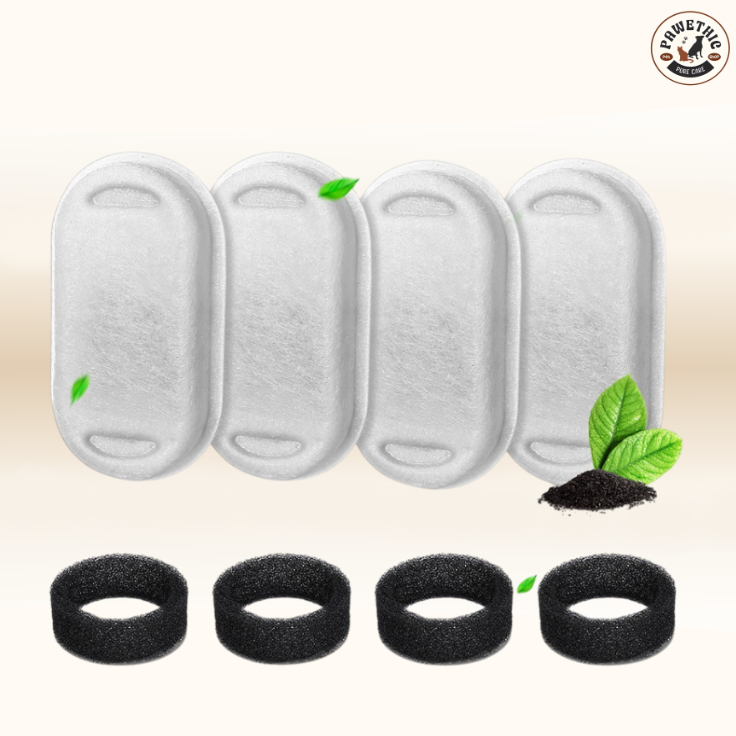 Fountain Replacement Filters - Triple Filtration System