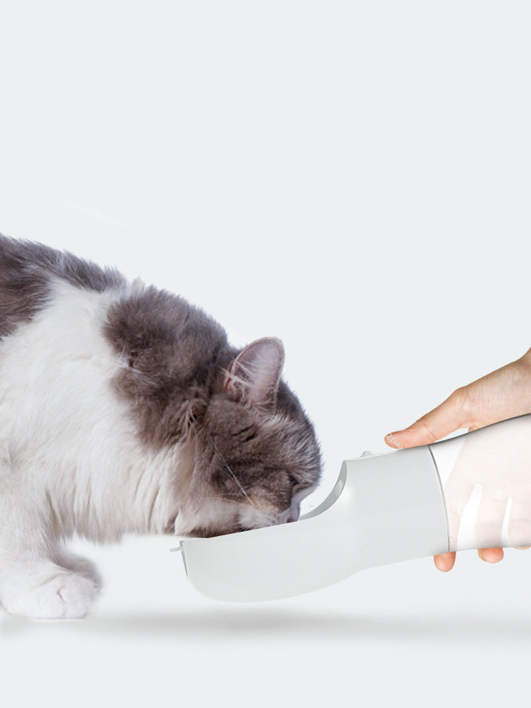 2-in-1 Pet Tumbler - Portable Food & Water Cup